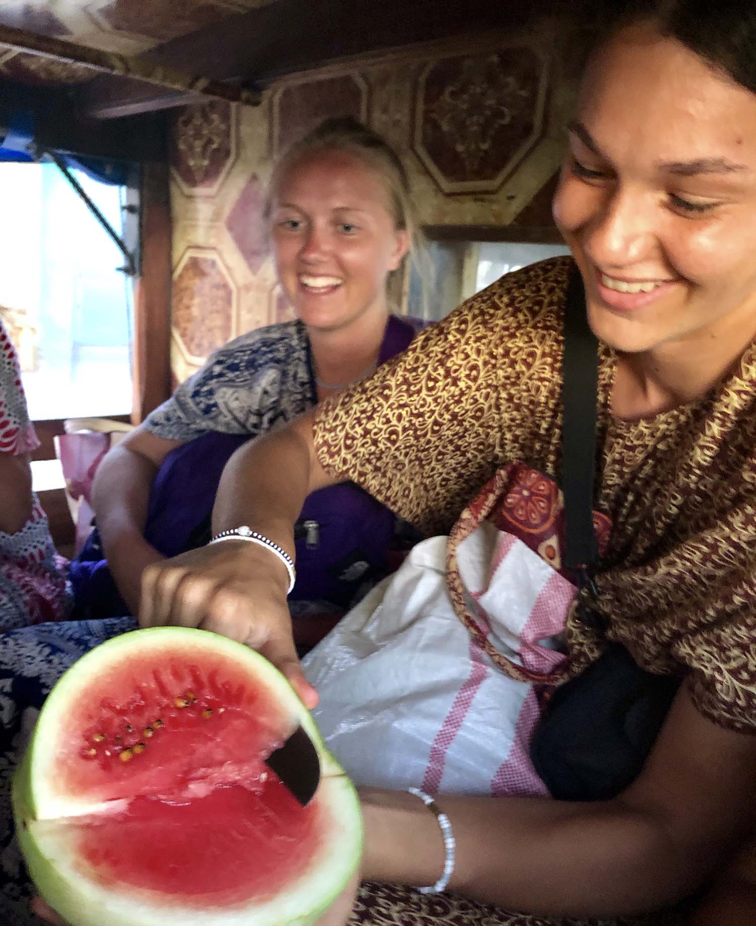 smil, der er melon